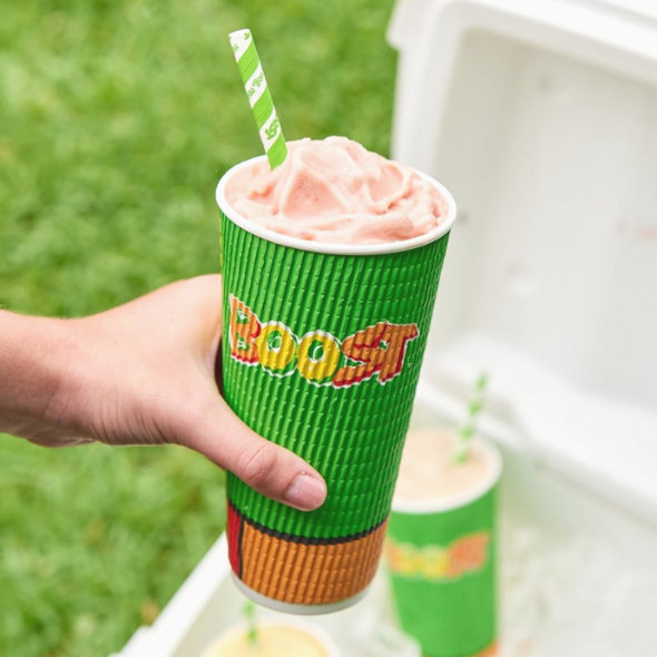 Boost Juice$8.00Any Smoothie in a Collectible Re-usable Cup