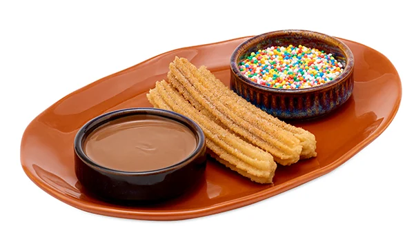 San Churro $7.95 3 kid size churros + 1 dip-cup + sprinkles