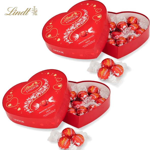 Lindt Heart Tin Chocolate